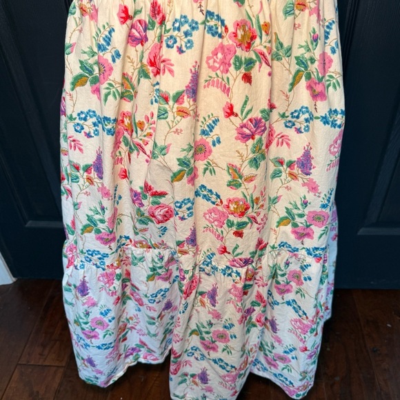 Moodie Floral Dress Puff Sleeves M - Picture 11 of 12